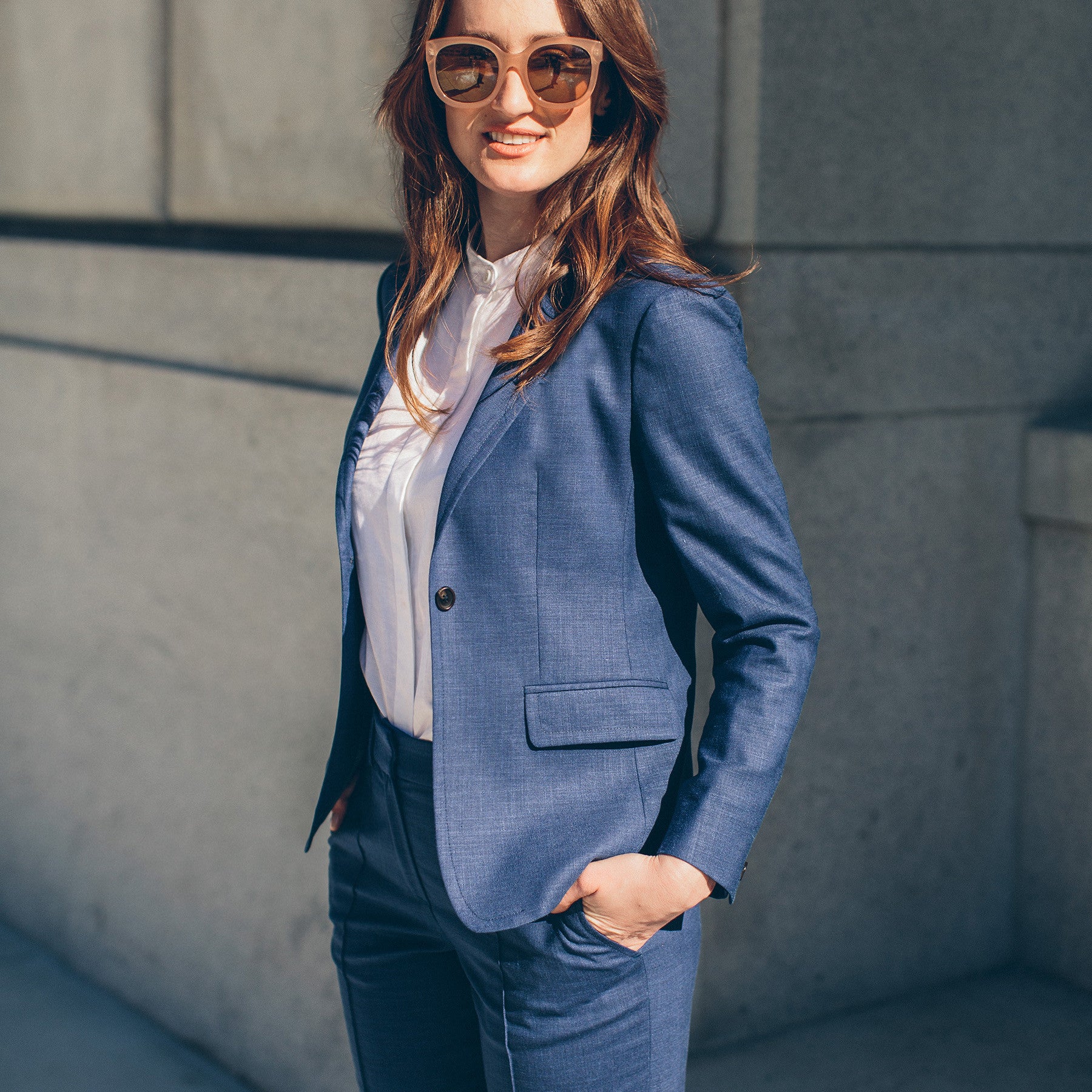 The Telegraph Blazer in Cobalt: Alternate Image 2, Outerwear by Taylor Stitch