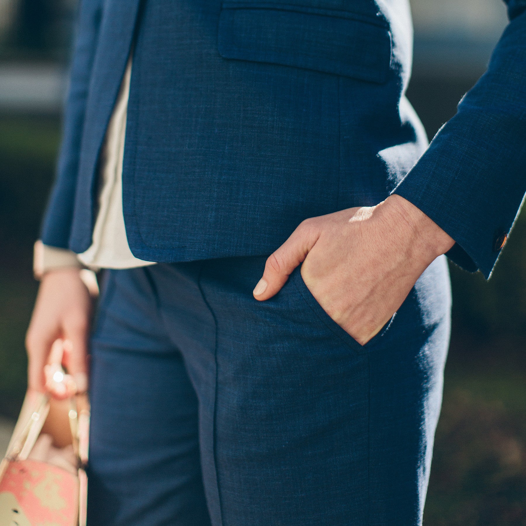 The Parsons Pant in Cobalt: Alternate Image 3, Pants by Taylor Stitch