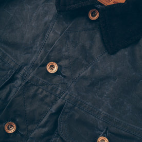 The Long Haul Jacket in Navy Waxed Canvas: Alternate Image 4