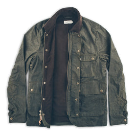 The Rover Jacket in Dark Olive Beeswaxed Canvas: Alternate Image 7