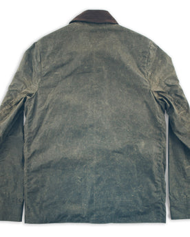 waxed cotton jacket back view, Outerwear by Taylor Stitch