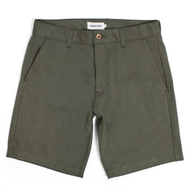 Traveler Shorts in Olive Twill: Featured Image