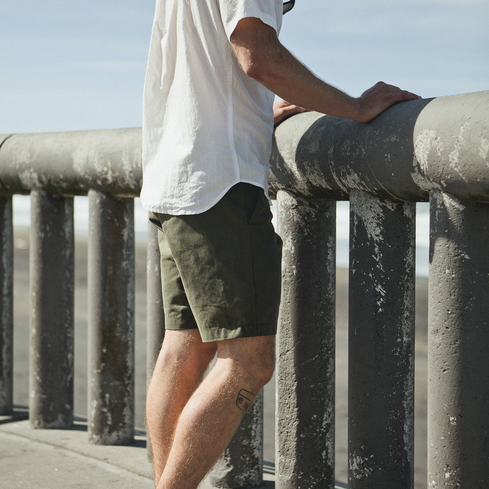 Traveler Shorts in Olive Twill: Alternate Image 3, Shorts by Taylor Stitch