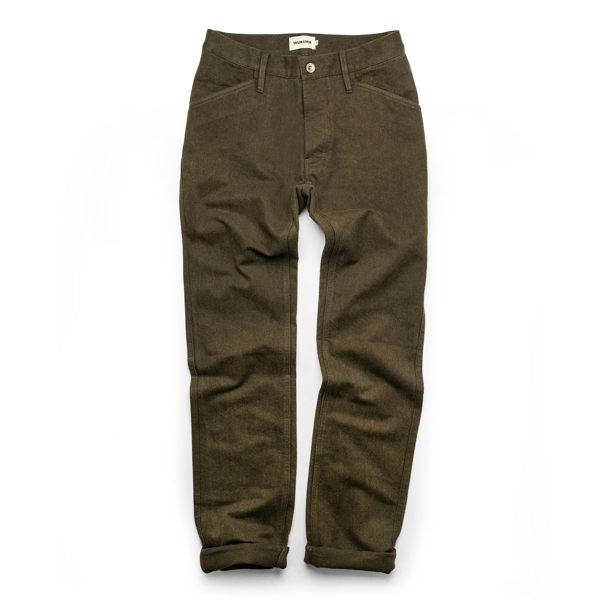 The Camp Pant in Heather Olive Twill: Alternate Image 10, Pants by Taylor Stitch