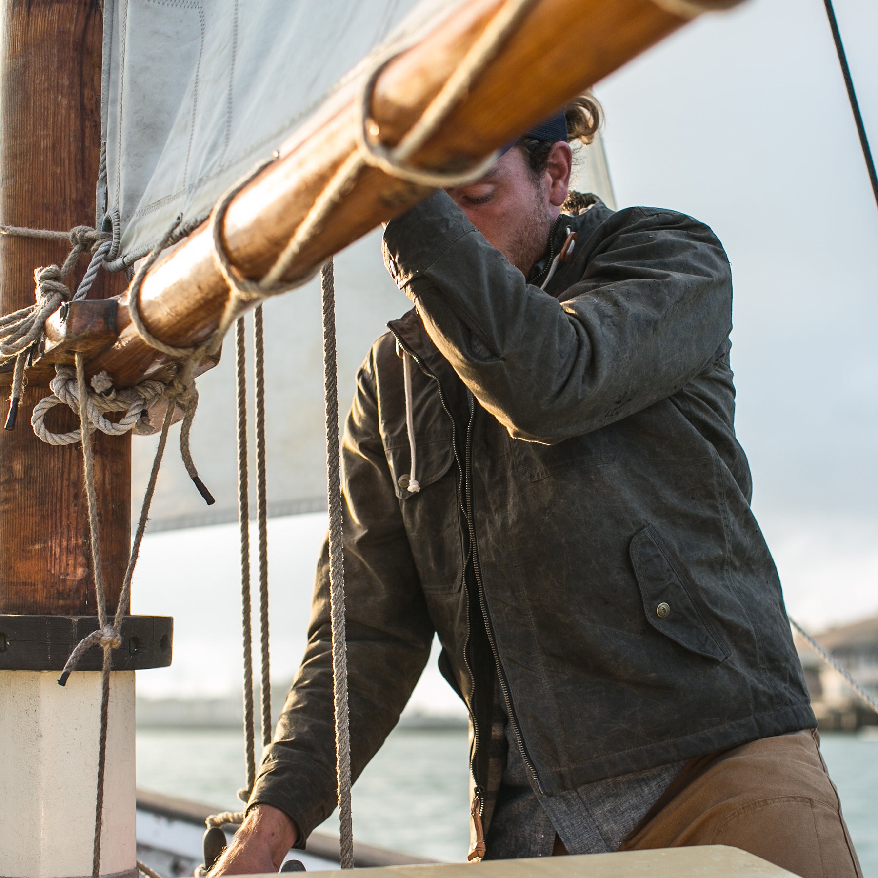 The Winslow Parka in Olive: Alternate Image 6, Outerwear by Taylor Stitch