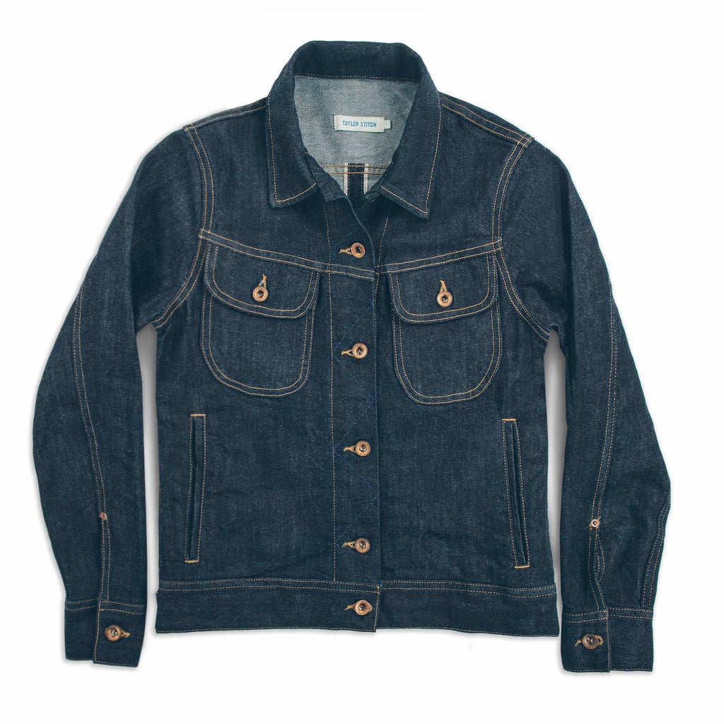 The Pacific Jacket in Cone Mills Stretch Selvage: Featured Image, Outerwear by Taylor Stitch