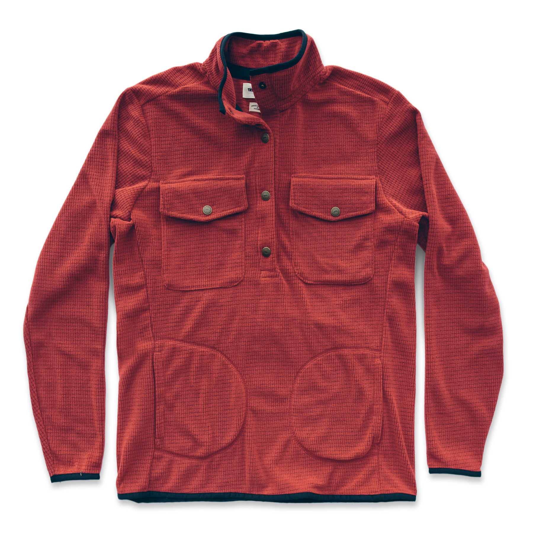 The Pack Pullover in Red Polartec Fleece: Featured Image, Outerwear by Taylor Stitch