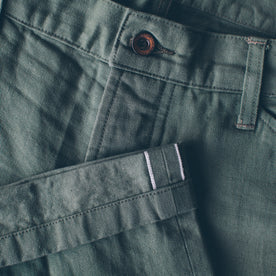 The Camp Pant in Olive Drab Selvage: Alternate Image 1