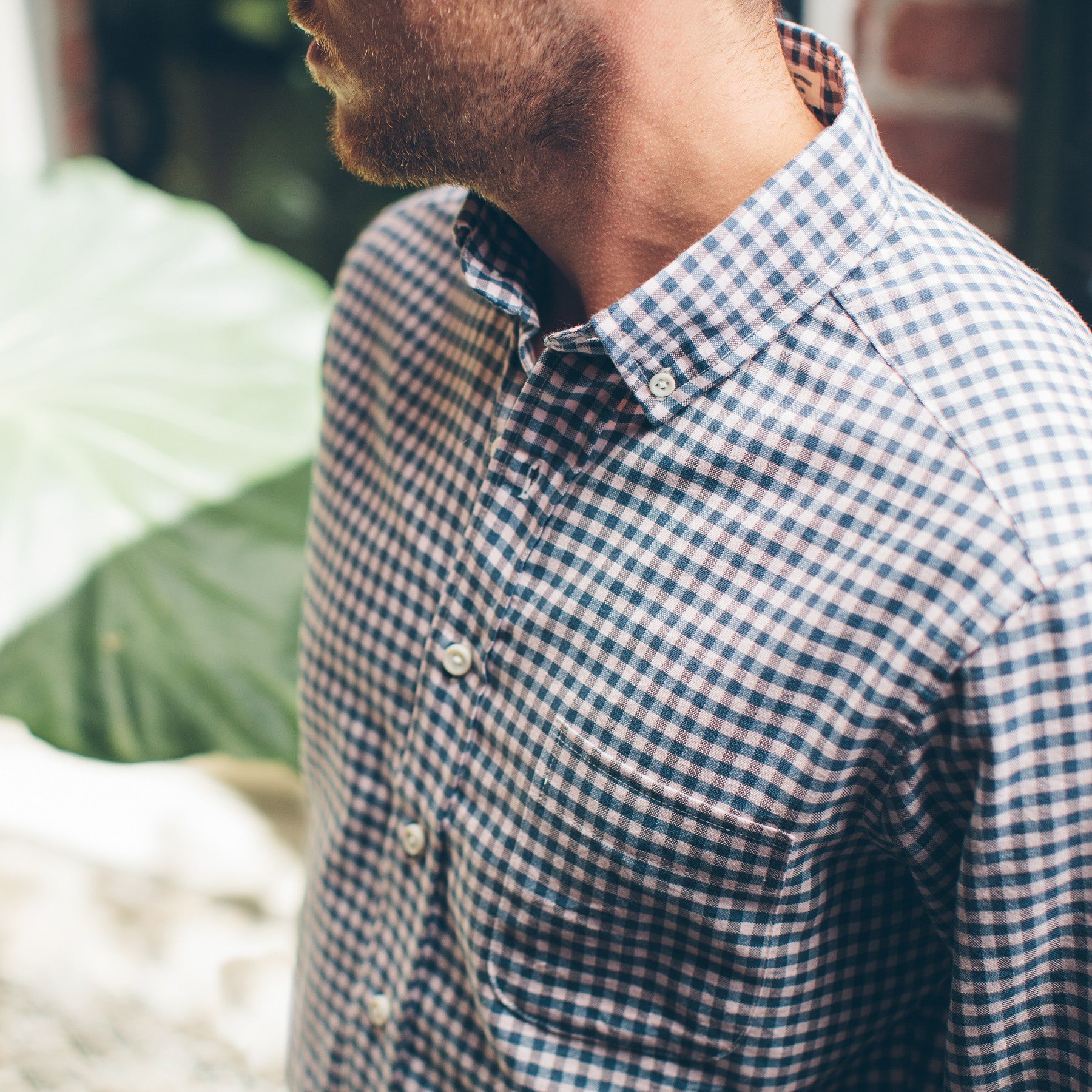 The Jack in Pale Pink Gingham Oxford: Alternate Image 2, Wovens by Taylor Stitch