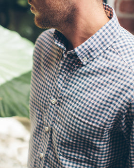 The Jack in Pale Pink Gingham Oxford: Alternate Image 2, Wovens by Taylor Stitch