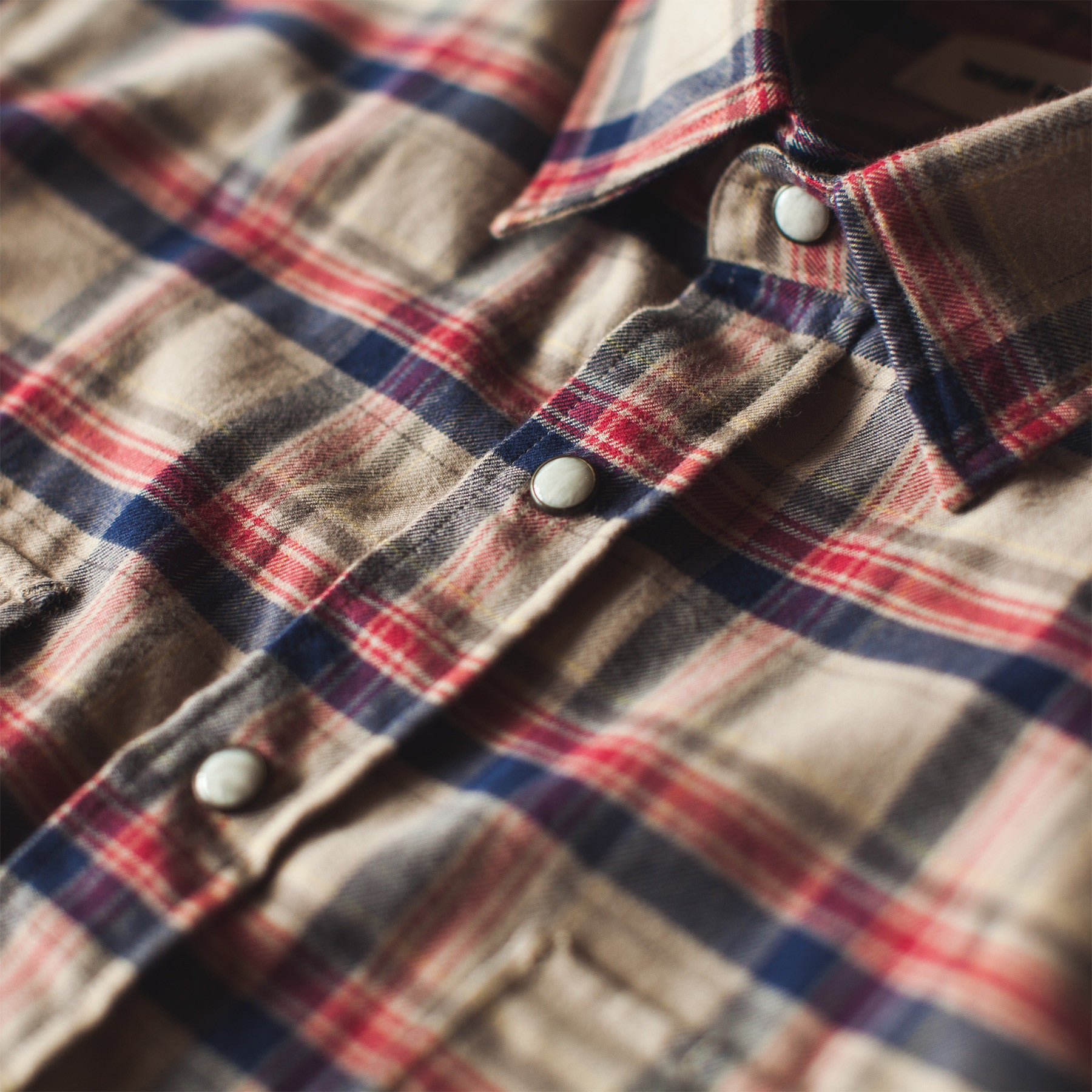 The Glacier Shirt in Tan Plaid: Alternate Image 5, Wovens by Taylor Stitch