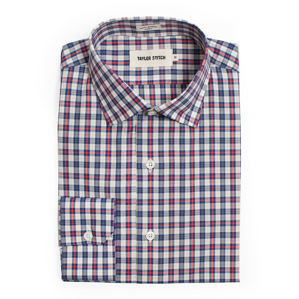 The Hyde in Poppy Plaid: Featured Image, Wovens by Taylor Stitch