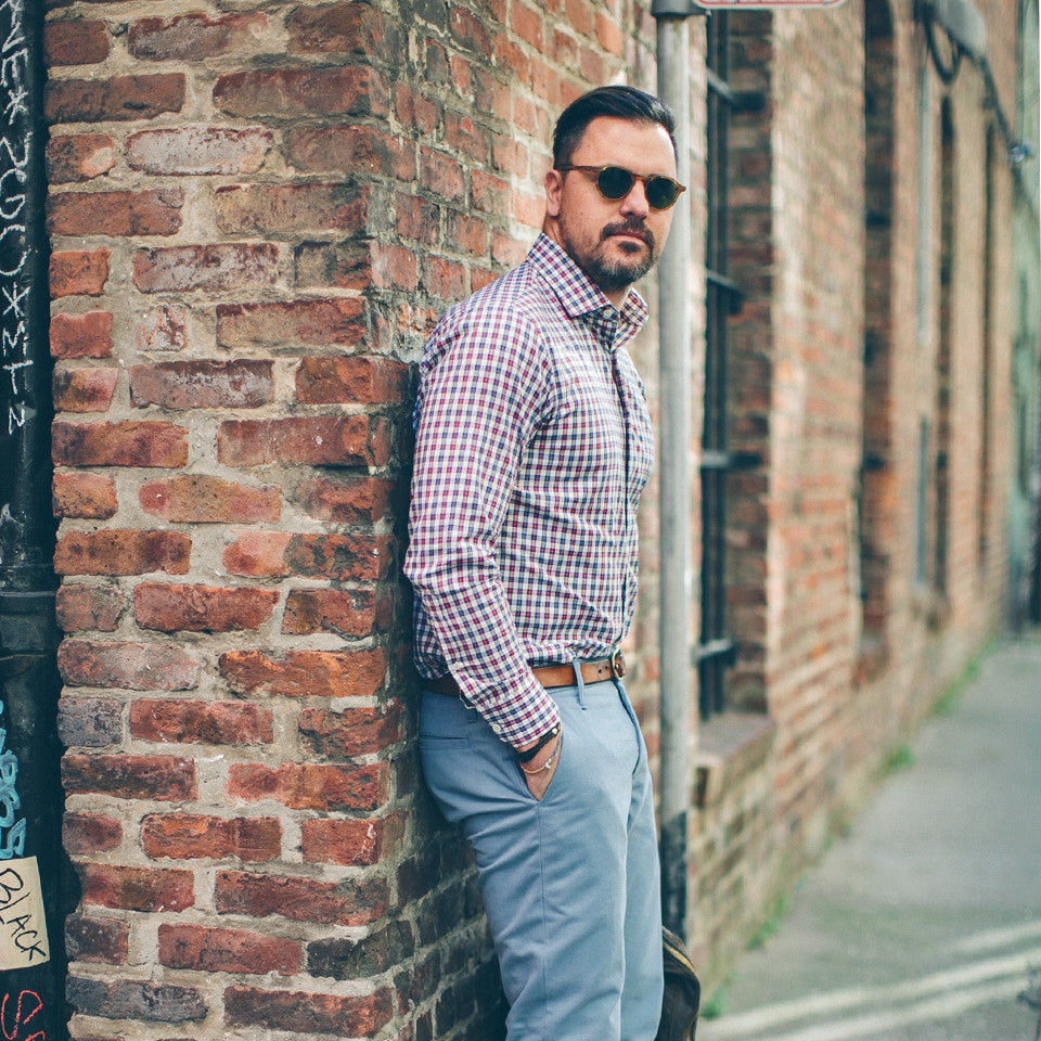 The Hyde in Poppy Plaid: Alternate Image 2, Wovens by Taylor Stitch