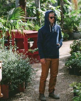 Indigo 3 Button Hooded Sweatshirt: Alternate Image 6, Knits by Taylor Stitch