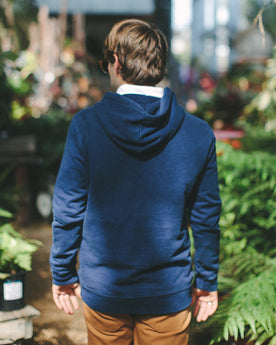 Indigo 3 Button Hooded Sweatshirt: Alternate Image 5, Knits by Taylor Stitch