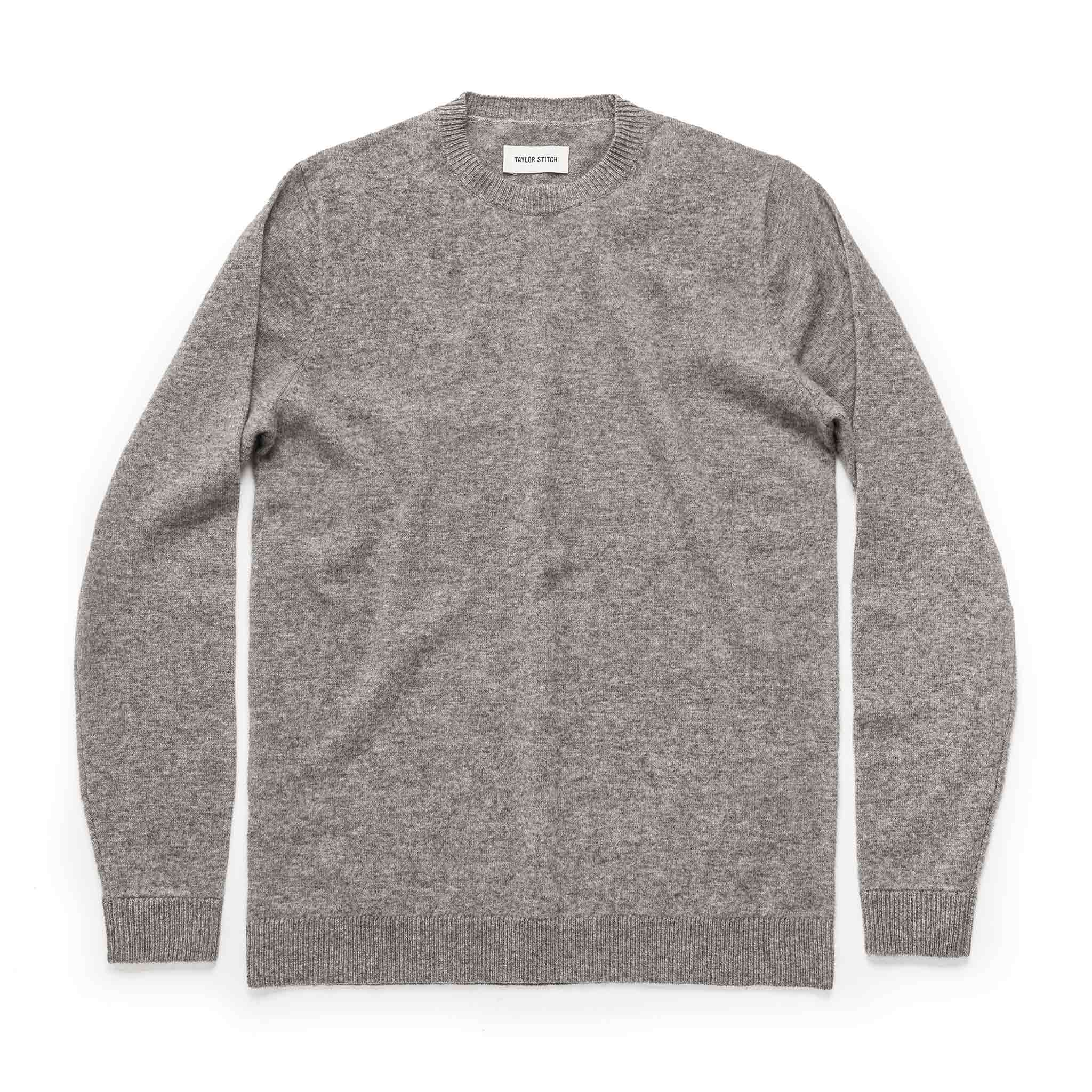 The Lodge Sweater in Light Grey: Featured Image, Knits by Taylor Stitch