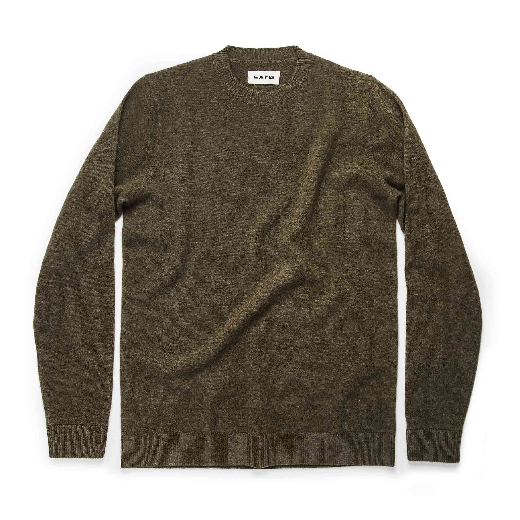 The Lodge Sweater in Army: Featured Image, Knits by Taylor Stitch