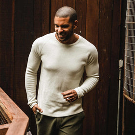 The Heavy Bag Waffle Long Sleeve in Natural Archive - featured image