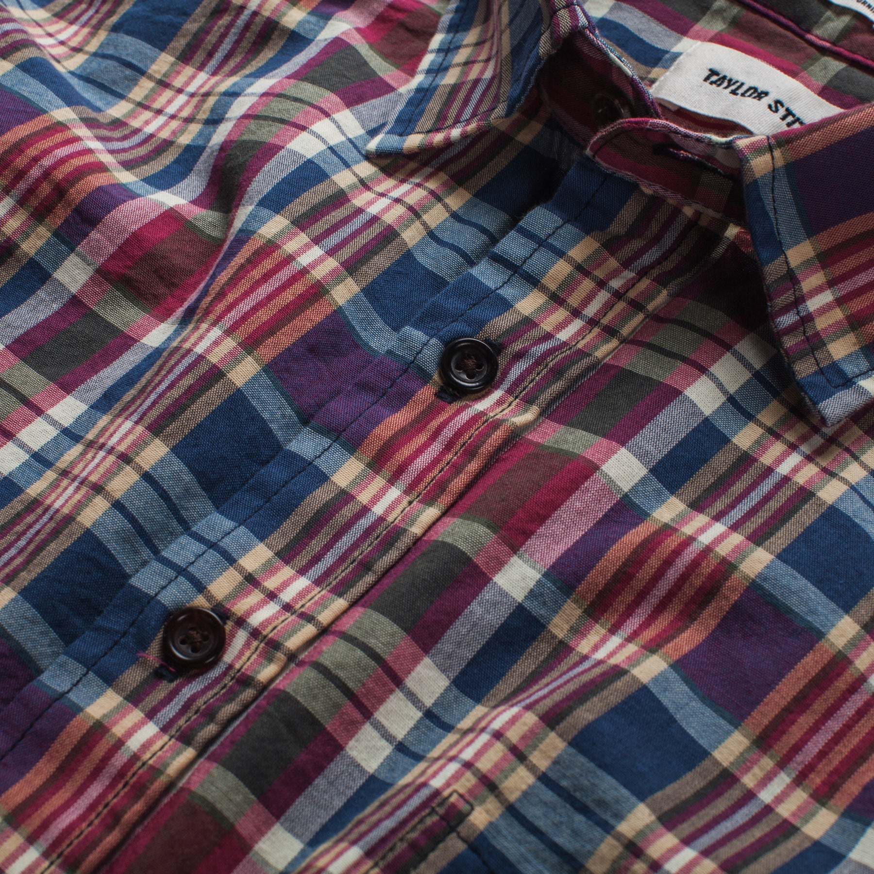 The California in Red Madras: Alternate Image 4, Wovens by Taylor Stitch