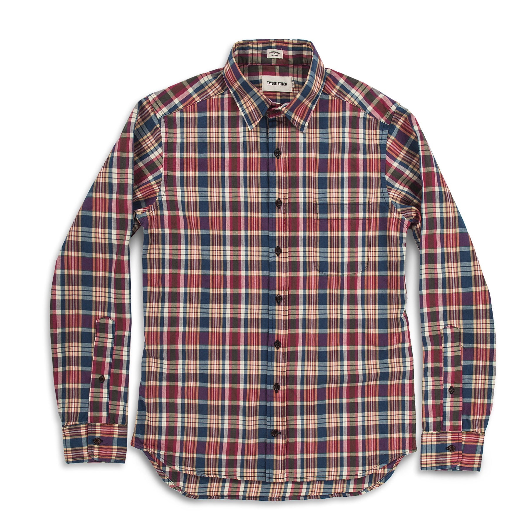 The California in Red Madras: Alternate Image 5, Wovens by Taylor Stitch