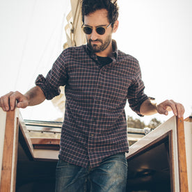 The Jack in Brushed Taupe Plaid Flannel: Alternate Image 1