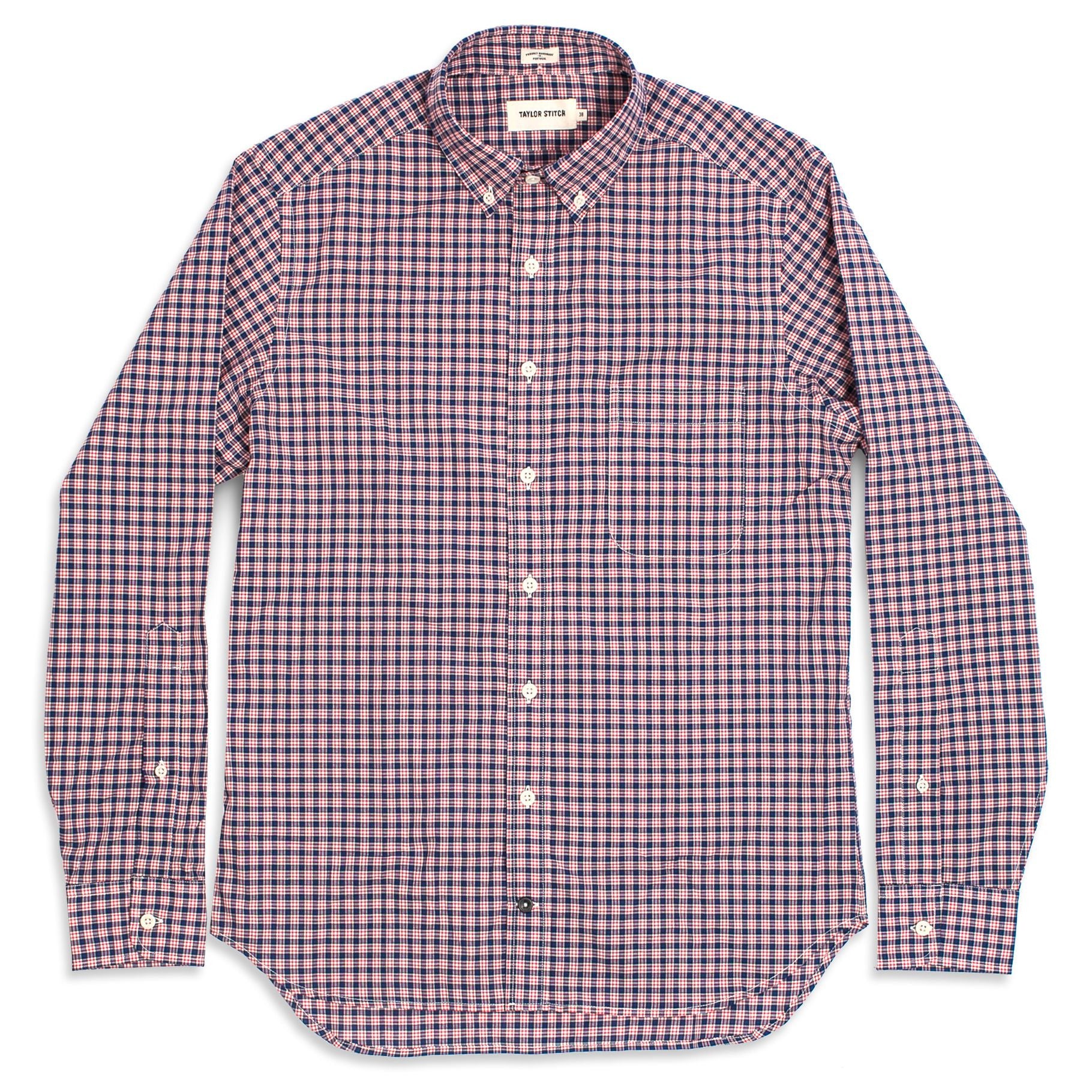 The Jack in Navy & Red Check: Alternate Image 2, Wovens by Taylor Stitch