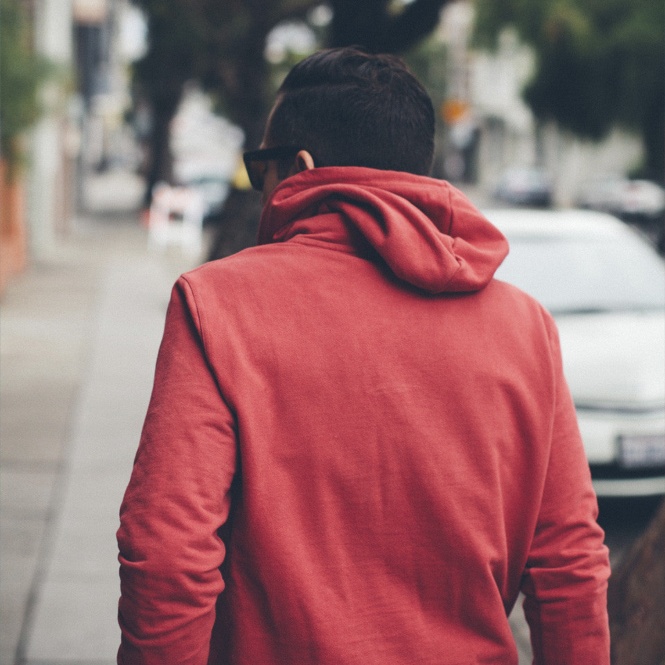 The Dusty Red 3 Button Hooded Sweatshirt: Alternate Image 5, Knits by Taylor Stitch