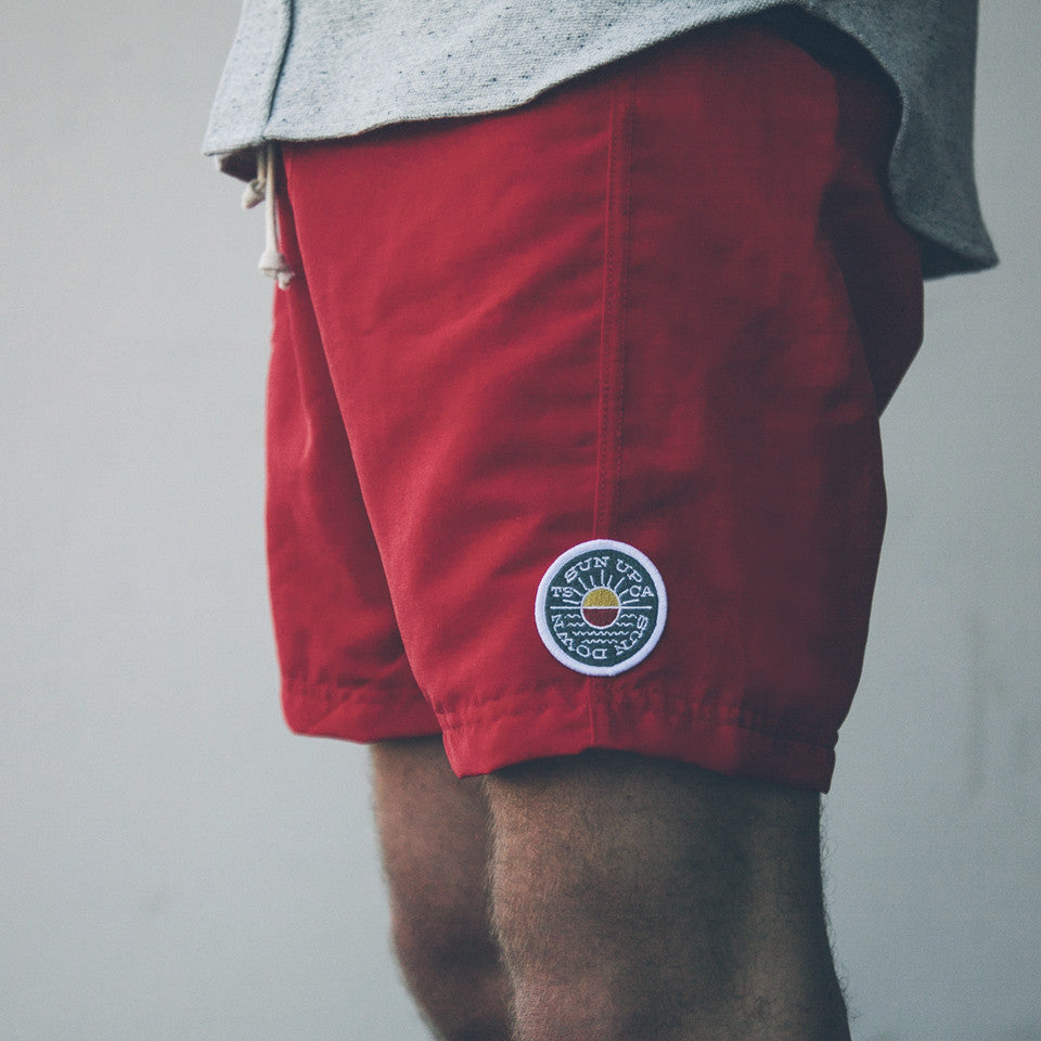 Red Sun Up Swim Trunk: Alternate Image 3, Pants by Taylor Stitch