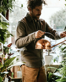 The Utility Shirt in Charcoal Jacquard: Alternate Image 3, Wovens by Taylor Stitch