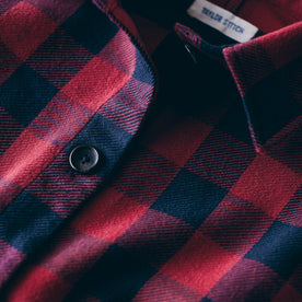 The Ryder Jacket in Red Buffalo Plaid: Alternate Image 5