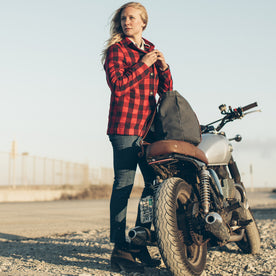 The Ryder Jacket in Red Buffalo Plaid: Alternate Image 1