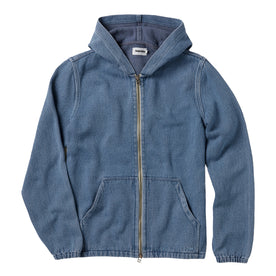 The Riptide Jacket in Washed Indigo Twill - featured image