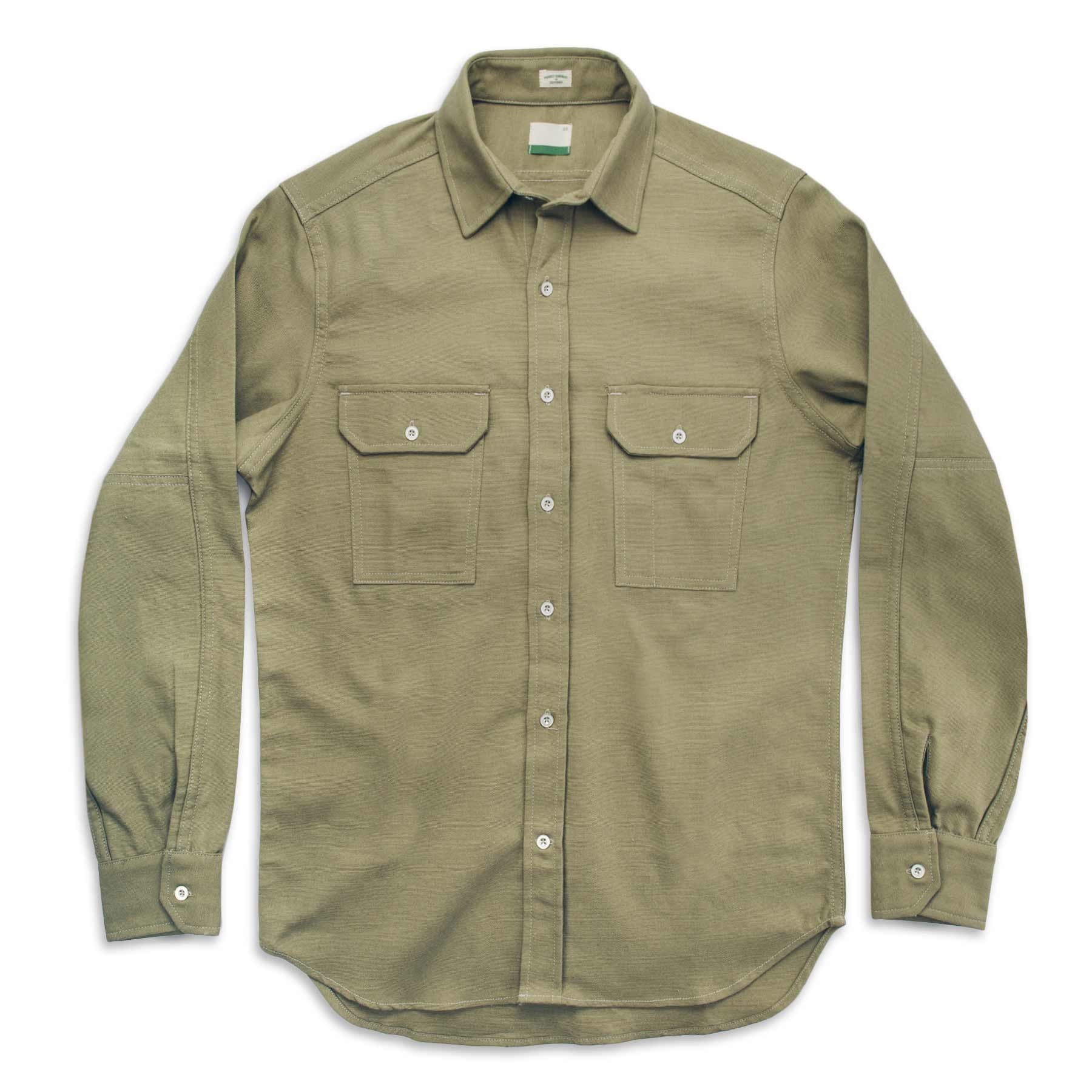The Chore Shirt in Sage: Featured Image, Wovens by Taylor Stitch
