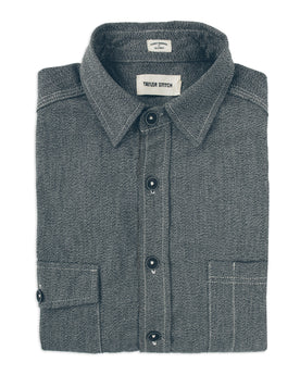 The Utility Shirt in Salt & Pepper Chambray, Wovens by Taylor Stitch