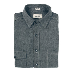 The Utility Shirt in Salt & Pepper Chambray
