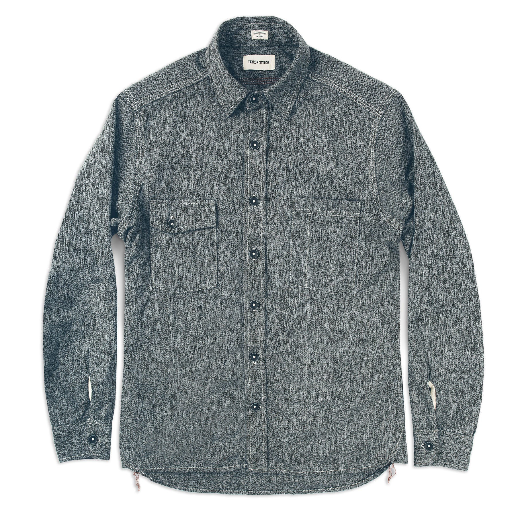 The Utility Shirt in Salt & Pepper Chambray: Alternate Image 6, Wovens by Taylor Stitch