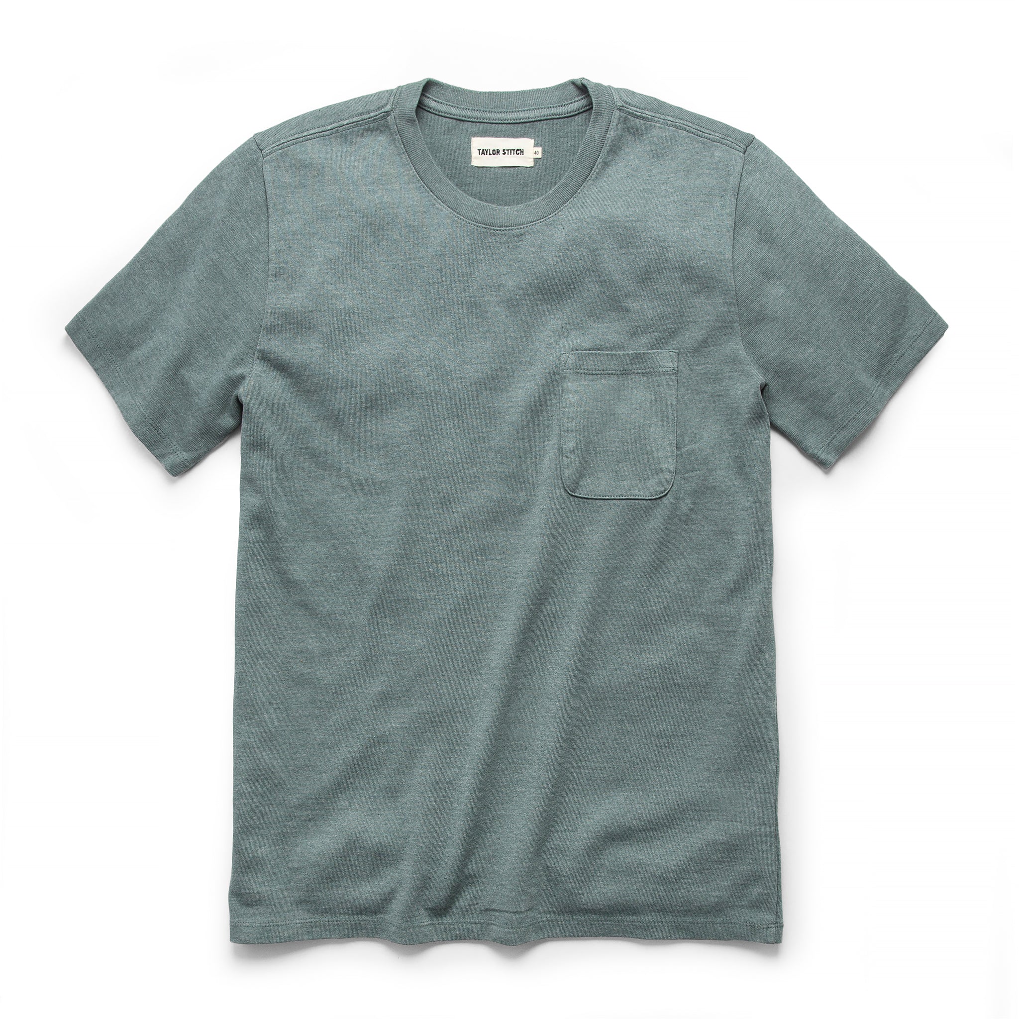 The Heavy Bag Tee in Seafoam: Featured Image, Knits by Taylor Stitch