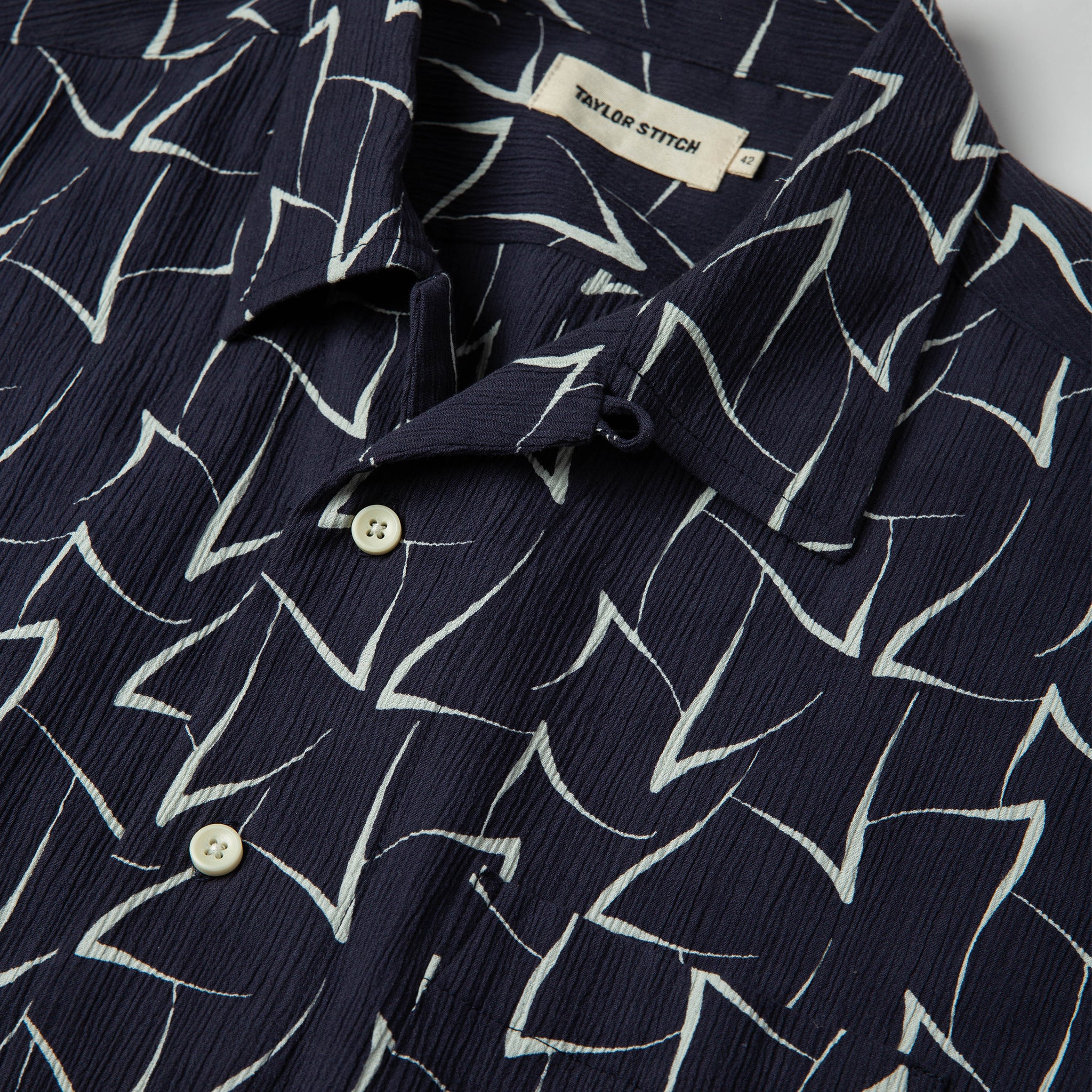 material shot of chest, Wovens by Taylor Stitch