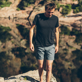 The Travel Short in Charcoal: Alternate Image 1
