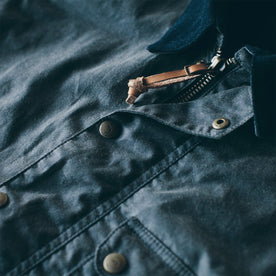 The Rover Jacket in Slate Waxed Canvas: Alternate Image 2