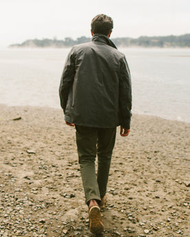 Sam at the beach in SF, Outerwear by Taylor Stitch