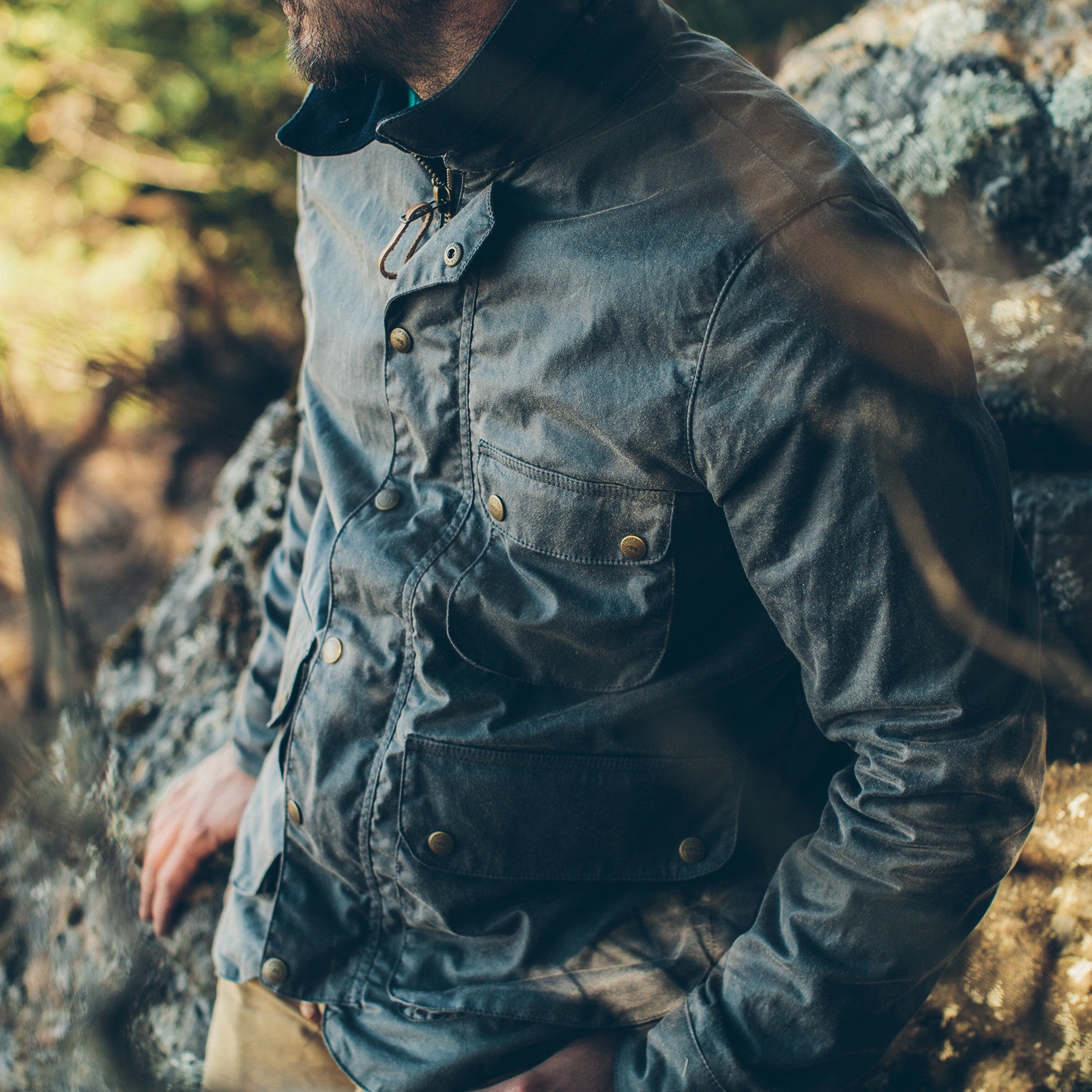 The Rover Jacket in Slate Waxed Canvas: Alternate Image 5, Outerwear by Taylor Stitch