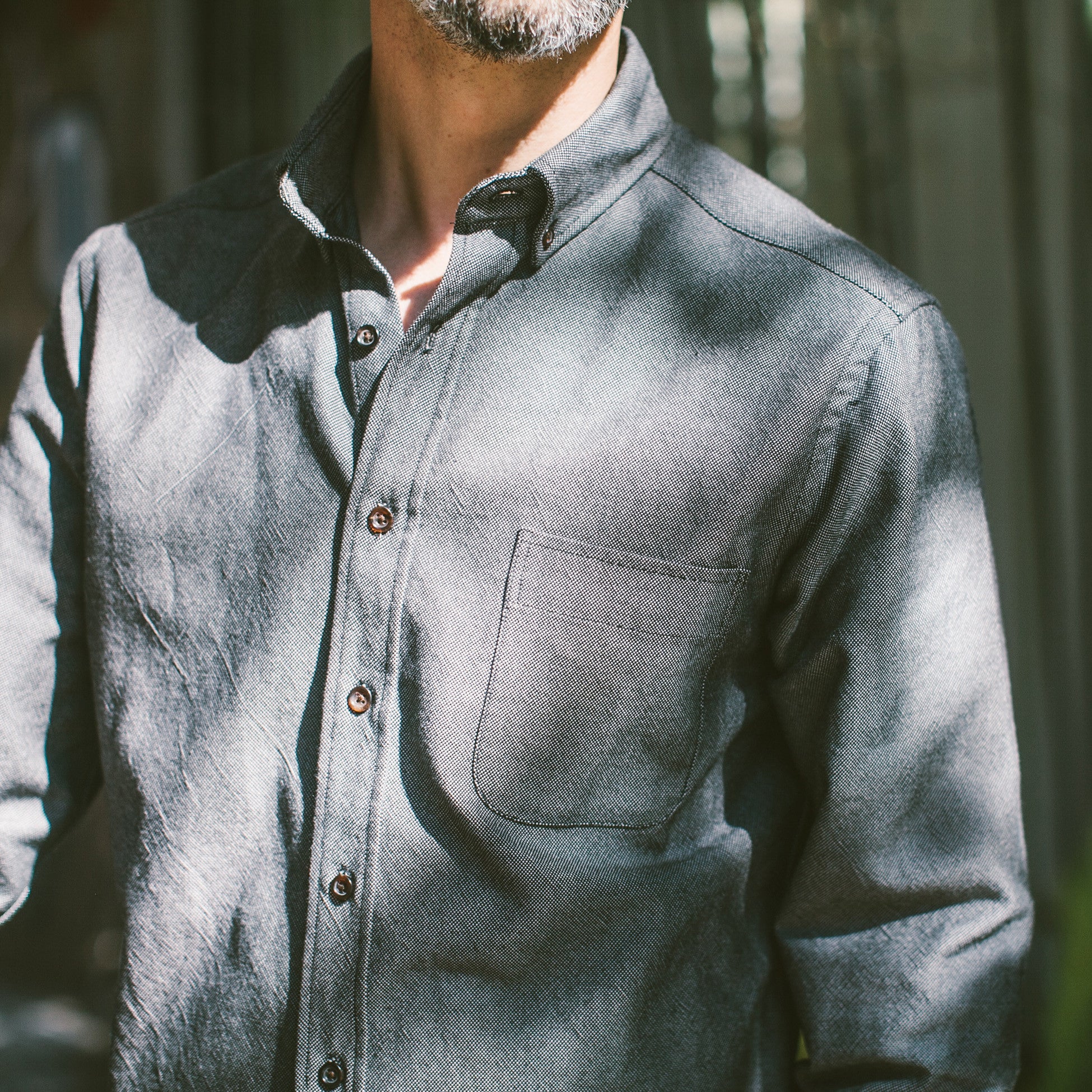The Jack in Tiburon Grey Work Oxford: Alternate Image 5, Wovens by Taylor Stitch