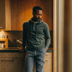 The Fillmore Snap Hoodie in Deep Sea Terry - featured image