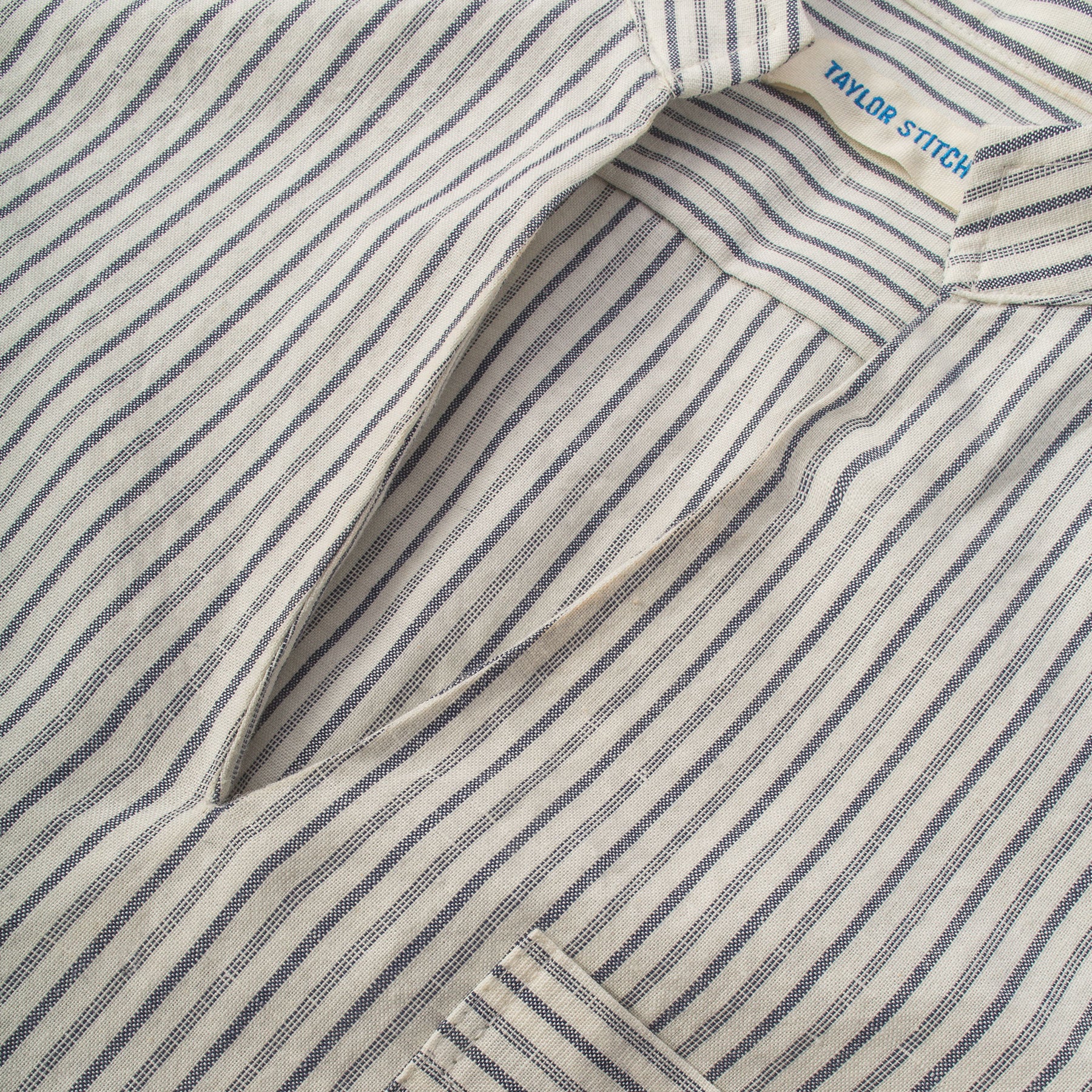 The Edie Popover in French Ticking Stripe: Alternate Image 5, Wovens by Taylor Stitch