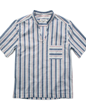 The Abbot Popover in Surf Stripe: Featured Image, Wovens by Taylor Stitch