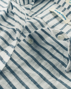 The Katherine in Indigo Stripe: Alternate Image 2, Wovens by Taylor Stitch