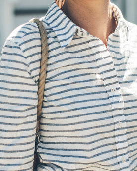 The Katherine in Indigo Stripe: Alternate Image 5, Wovens by Taylor Stitch