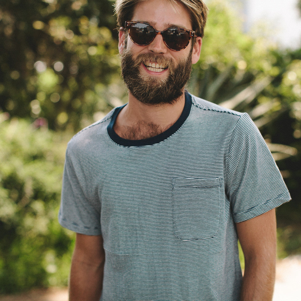 The Crewneck Pocket Tee in Sausalito Stripe: Alternate Image 2, Knits by Taylor Stitch