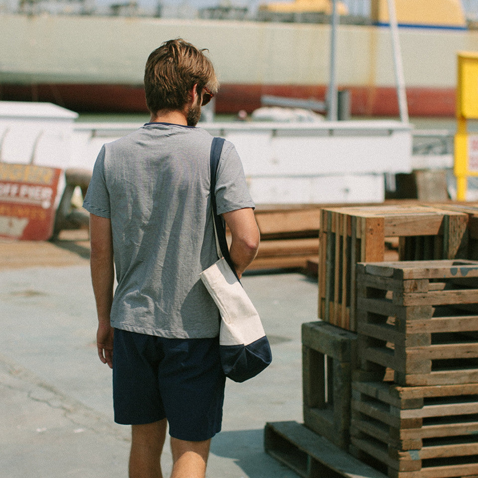 The Crewneck Pocket Tee in Sausalito Stripe: Alternate Image 4, Knits by Taylor Stitch